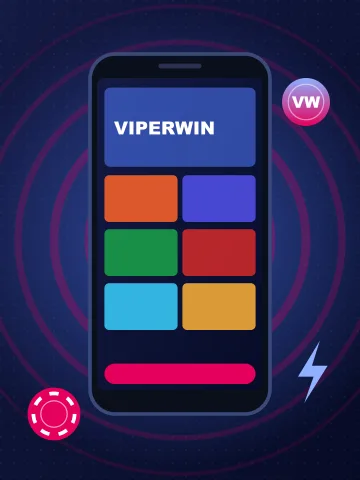 Smartfon z lobby gier ViperWin Casino